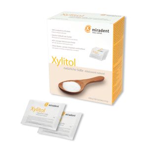 Miradent Xylitol Poudre/Powder 100%, 100 x 4g