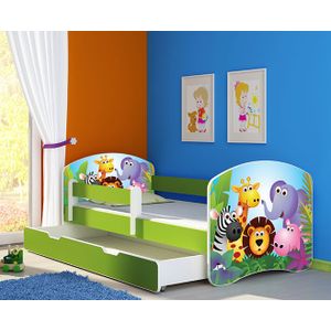 ACMA Dječiji krevet Acma II sa ladicom Green - 180x80cm - Dezen 01