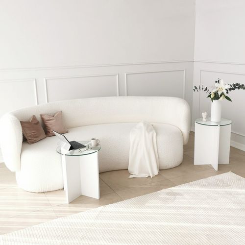 Lily - White White Nesting Table (2 Pieces) slika 4