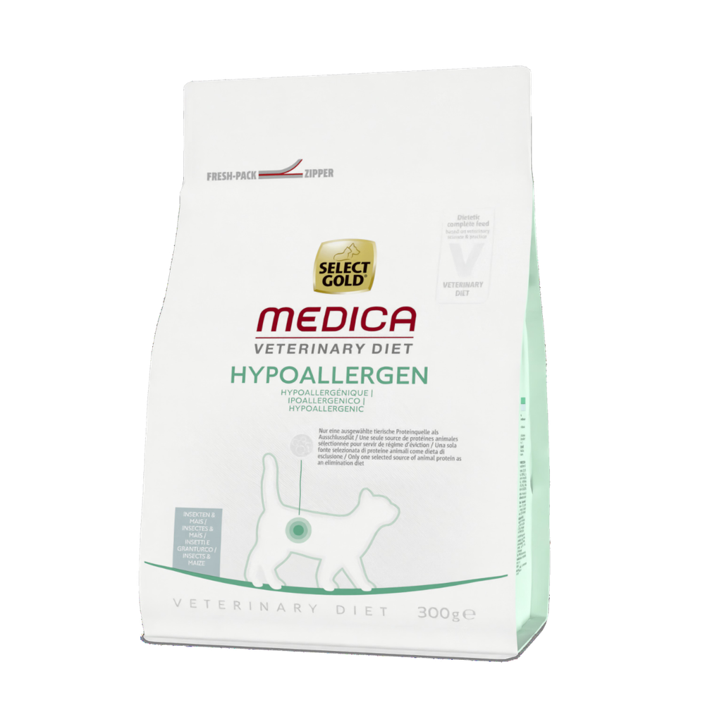 Select Gold Cat Medica Hypoallergenic insekti i kukuruz 300 g slika 1