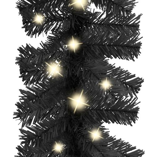 Božićna girlanda s LED svjetlima 10 m crna slika 11