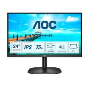 AOC LED IPS 23,8" 24B2XDAM, VGA, DVI, HDMI, zvuč. 24B2XDAM