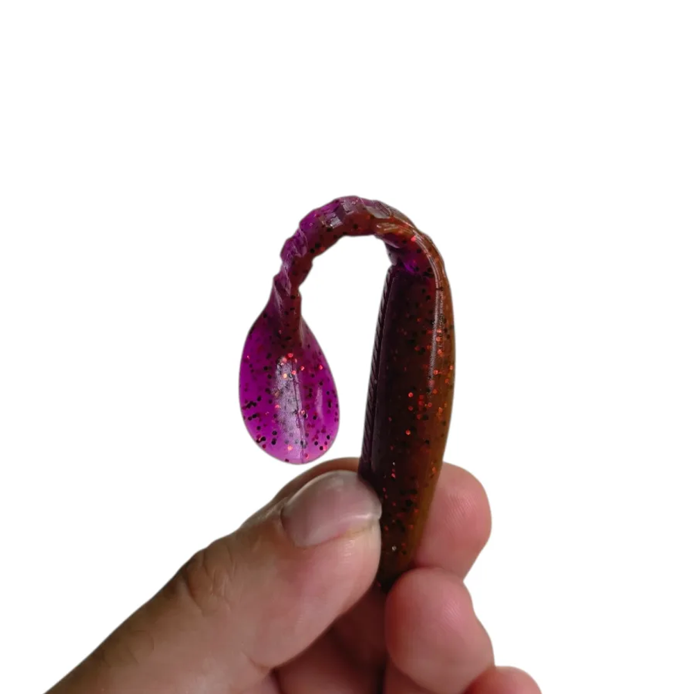 KANI silikonska varalica Shad 6.8cm 3g - Violet slika 2