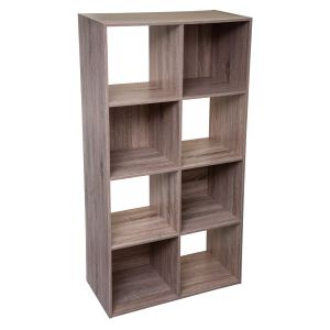 Five polica 8 otvora 67.5x32x134cm furnir natur