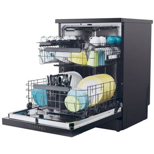 Candy CF 5C6F0B Samostojeća mašina za pranje sudova, 15 kompleta, Inverter, Širina 60 cm slika 6