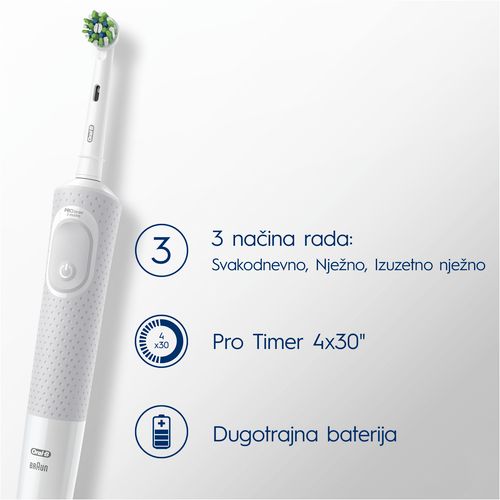 Oral-B električna četkica Vitality Pro white slika 4