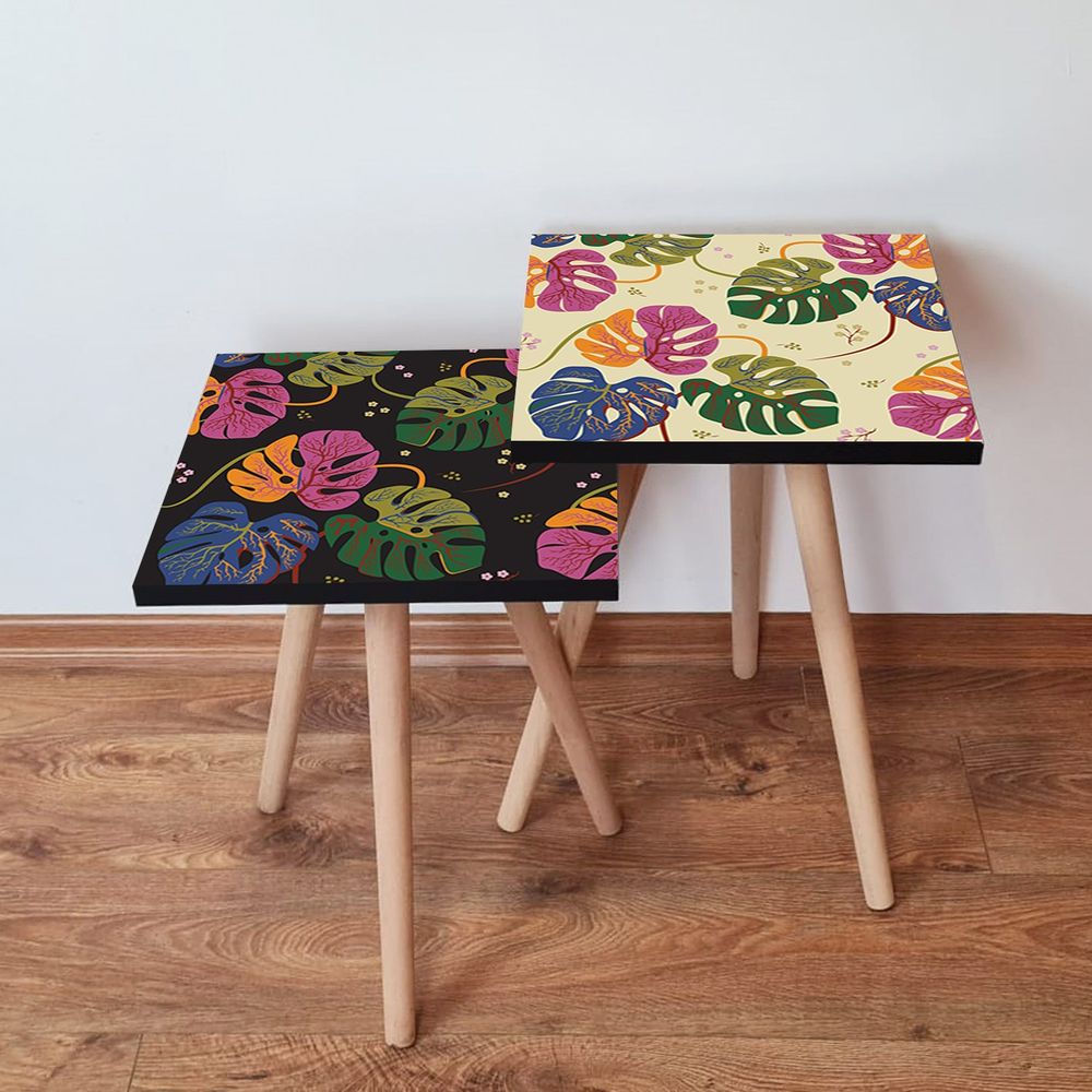 Nesting stolovi 2Shp431 - (2 komada) - boje: višebojni slika 1