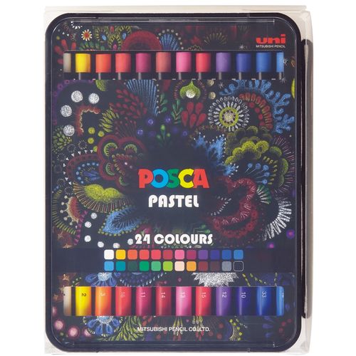 POSCA uni pastele uni kpa-100 24c (1.0-6.8) u luksuznoj kutiji slika 2