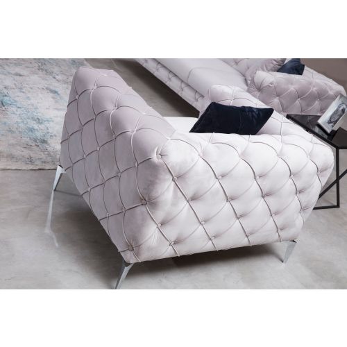 Atelier Del Sofa Como - Fotelja u svetlo sivoj boji slika 3