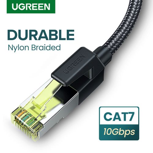 Ugreen Cat7 oklopljeni okrugli kabel s pletenim modularnim RJ45 Ethernet priključkom 1M slika 2