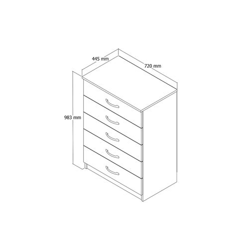 SFY0202 Atlantic Pine Dresser slika 4