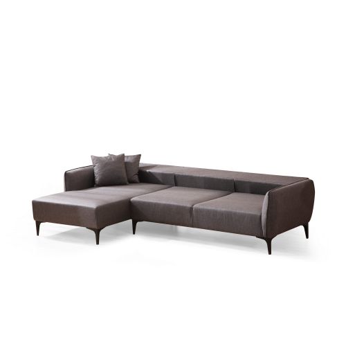 Atelier Del Sofa Belissimo Left - Tamnosiva kutna garnitura slika 6