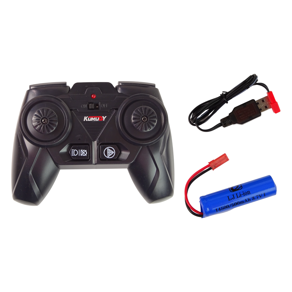 Traktor na daljinsko upravljanje R/C 2.4G Metal crni slika 6