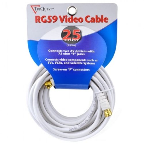 TriQuest Coaxial cable RG59 M/M 7.5m PN: 5625 slika 1