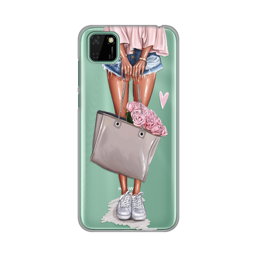 Torbica Silikonska Print Skin za Huawei Y5p/Honor 9S Shopping Girl slika 1