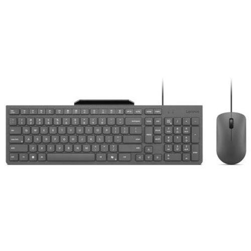 Tastatura+miš LENOVO 310 žicni set/USB-A Combo/US/crna