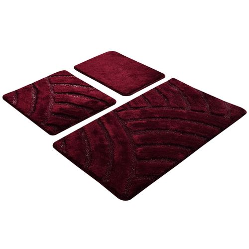 Alya - Cherry Cherry Acrylic Bathmat Set (3 Pieces) slika 2