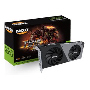 INNO3D GEFORCE RTX 4060 TWIN X2 (2460MHz/ 17Gbps) / 8GB GDDR6 / 128-bit/ DP+DP+DP+HDMI / VA51N / AD1074730