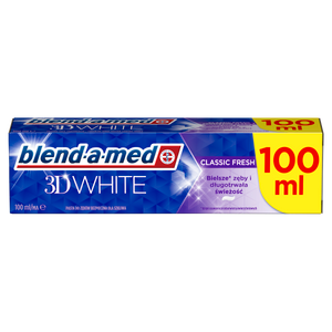 Blend a Med 3DW pasta za zube Classic Fresh 100ml