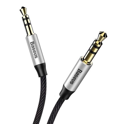 Baseus Yiven M30 3,5 mm AUX audio kabel 1 m crno/srebrni slika 3