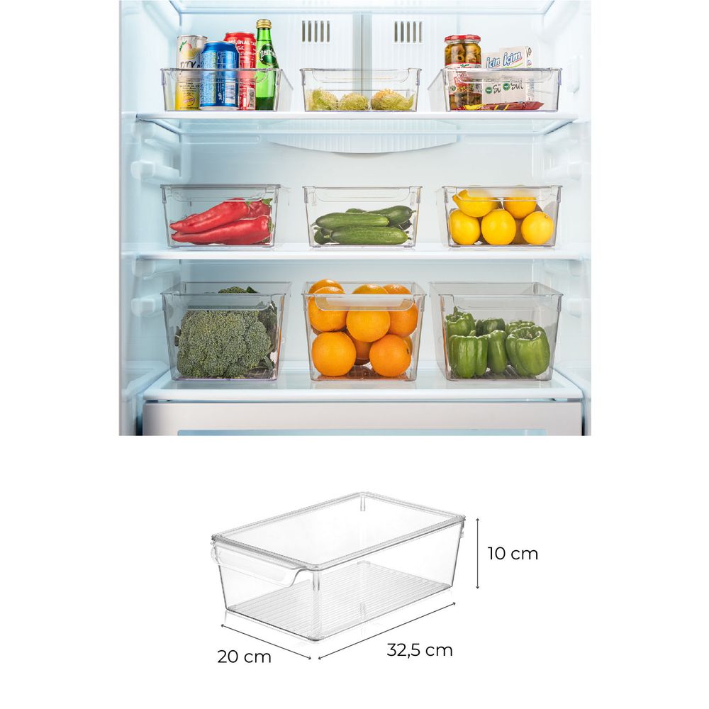 Set Organizatora za Frižider Transparentni 730 (3 Komada) slika 2