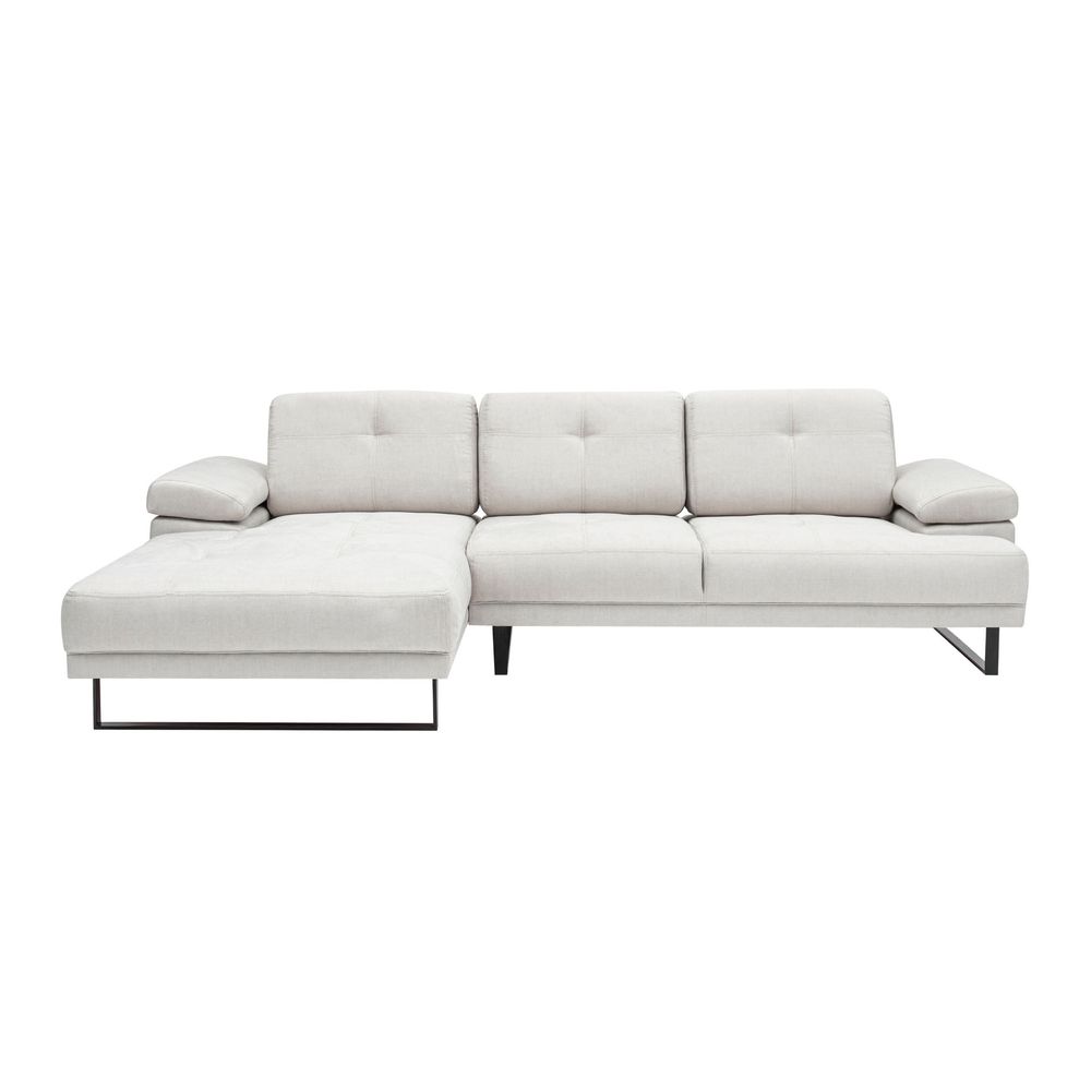 Ugaona Sofa Mustang Large Left - Bež Boja slika 11