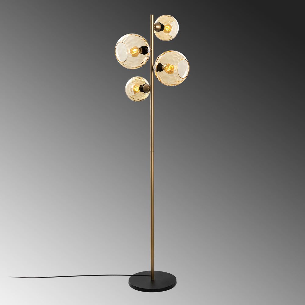 Podna Lampa Benek 20-15-14524 - Žuta Zlatna slika 6