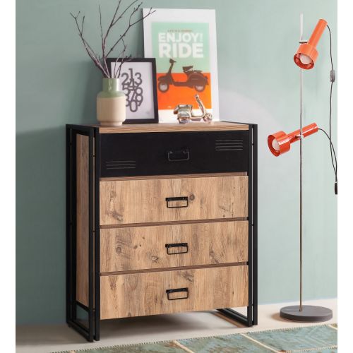 Cosmo Luna Atlantic PineBlack Dresser slika 1