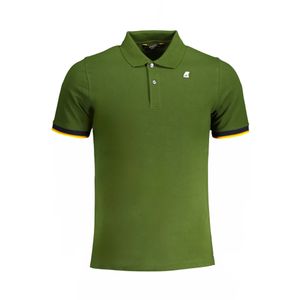 K-WAY GREEN MEN'S SHORT-SLEEVED POLO SHIRT