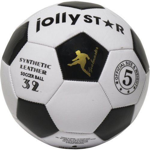Fudbalska Lopta Jollystar Euro Crna slika 1