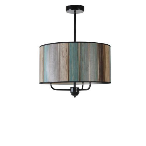 Renkli Abajurlu 3 Lü Sarkıt Avize Multicolor Chandelier slika 3