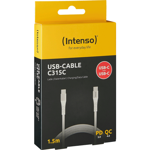 Intenso USB kabl za smartphone, USB type C, 1.5 met. - USB-Cable C315C slika 1