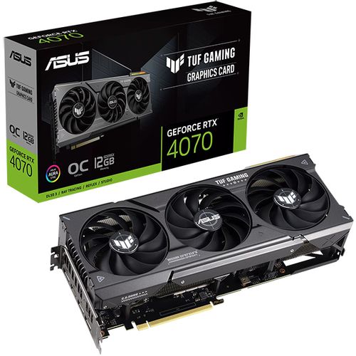 ASUS nVidia GeForce RTX 4070 12GB 192bit TUF-RTX4070-O12G-GAMING grafička karta slika 1