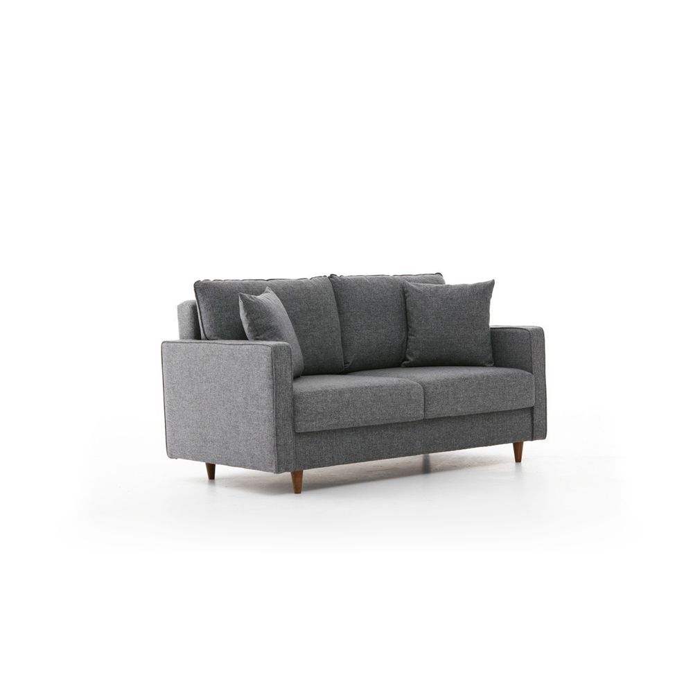 Eva - Siva Dvosjed Sofa slika 6