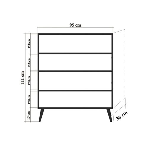 Multilux - 726 - 1053 Sonomo
Anthracite Hallway Furniture Set slika 10