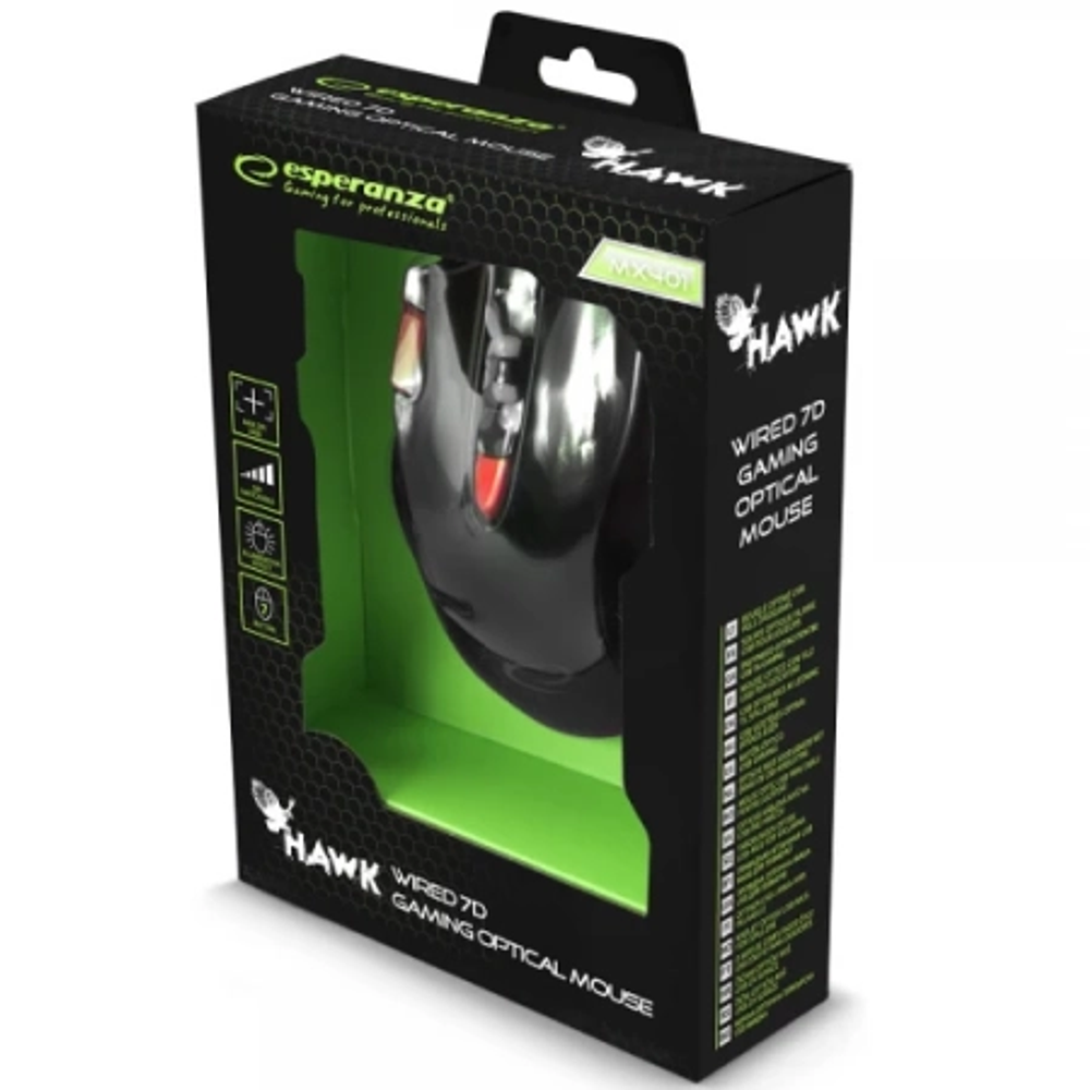 Esperanza Gaming Miš EGM401KR Hawk slika 4