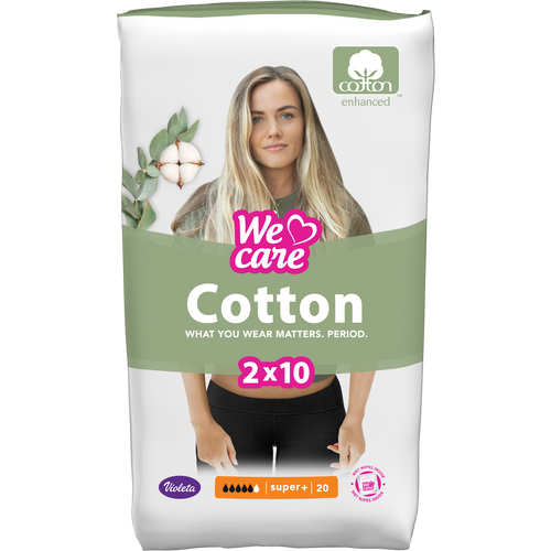 Violeta Cotton higijenski ulošci Super+ 20 kom slika 1