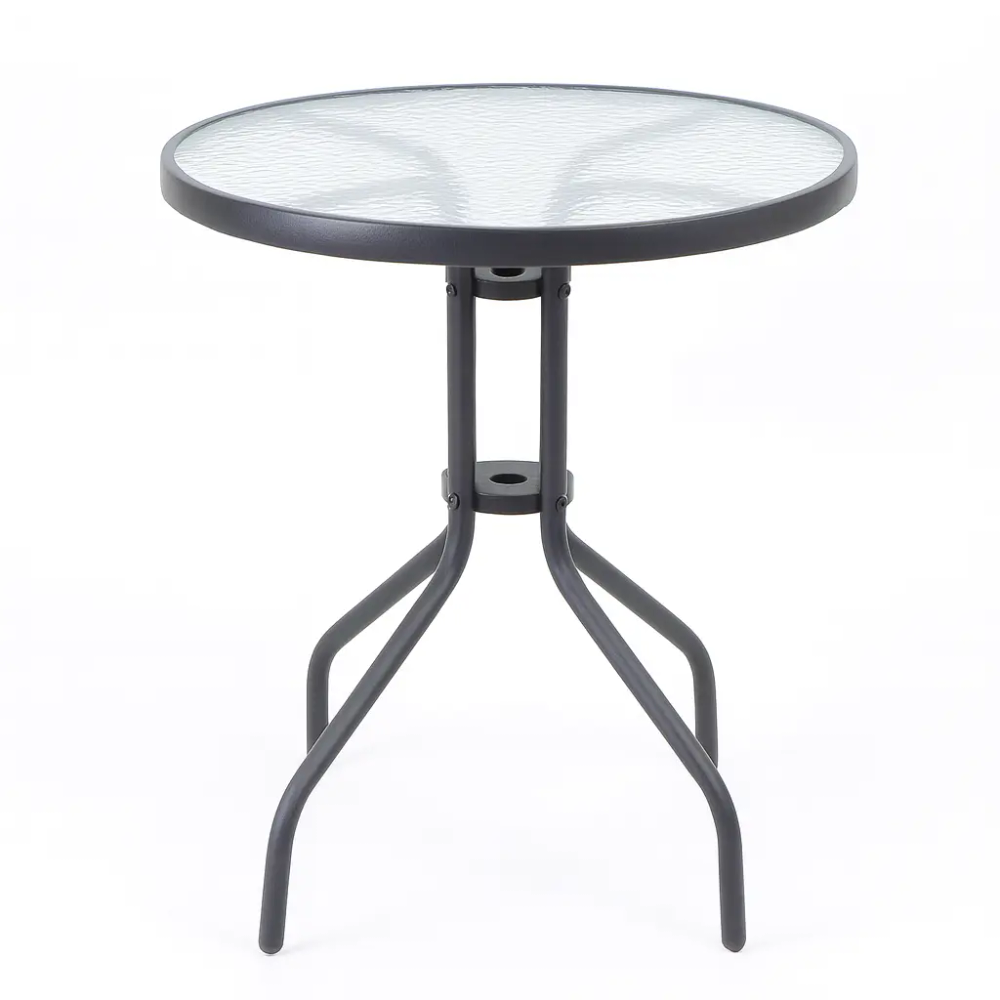 Stol metal staklo - fi 80 cm slika 1