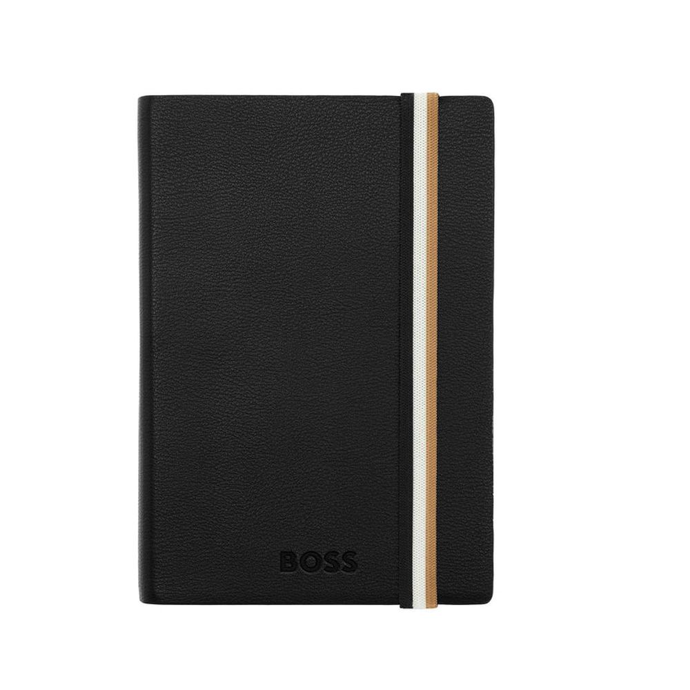 Hugo Boss Notes A6 Iconic HNM421AL dikto, crni slika 2