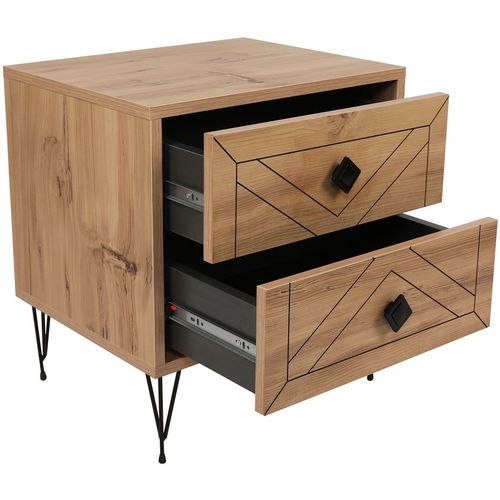 Luna - Pine Pine Nightstand slika 11