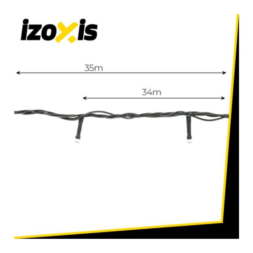 Izoxis 500 LED vanjska božićna svjetla – 35 m bijela slika 2