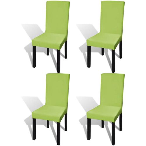 Rastezljive navlake za stolice 4 kom Zelena boja slika 2