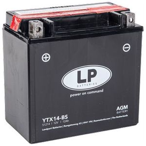 Akumulator za motocikl LANDPORT AGM 12 V 12 Ah +L