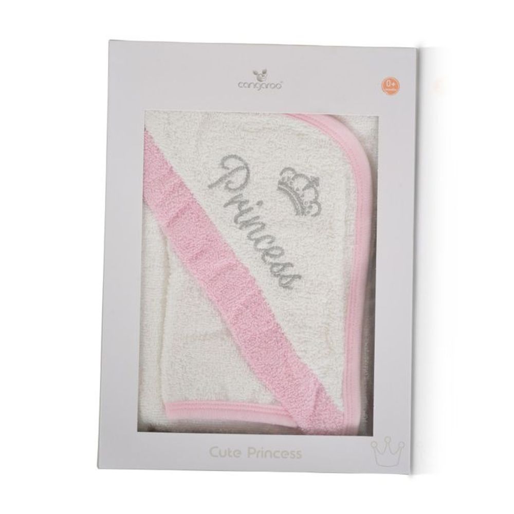 Cangaroo Set peškir za bebe i rukavica za kupanje Cute Princess slika 3