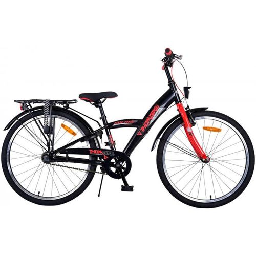 Dječji bicikl Volare Thombike 24" crno-crveni 3 brzine slika 1