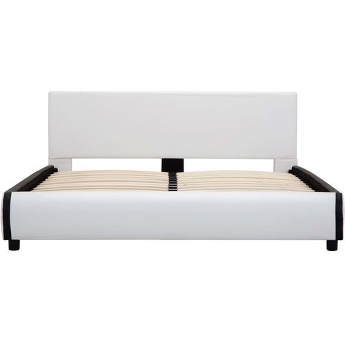 Okvir za krevet od umjetne kože s ladicama bijeli 120 x 200 cm slika 43
