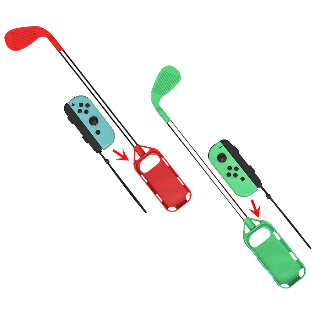 Nintendo Golf palice za Nintendo Switch,Super Mario,par,crvena/zelena - Golf Grips For Nintendo Switch, set slika 2