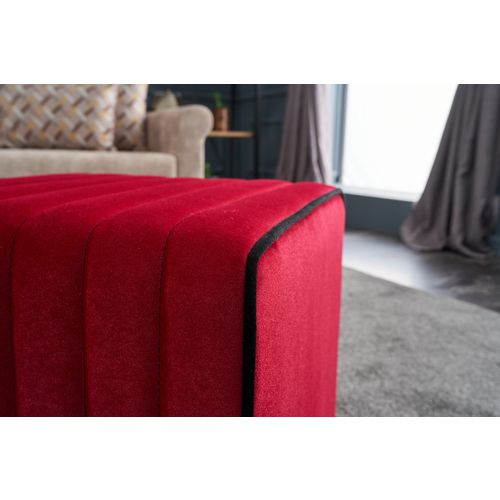 Atelier Del Sofa Tabure, Crvena, Mona Puf - Red slika 3