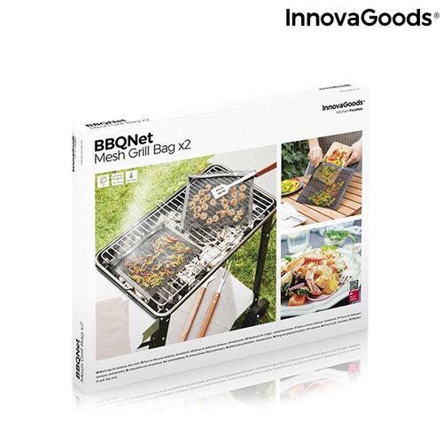 InnovaGoods Bbqnet mrežaste vrećice za roštilj 2kom slika 3