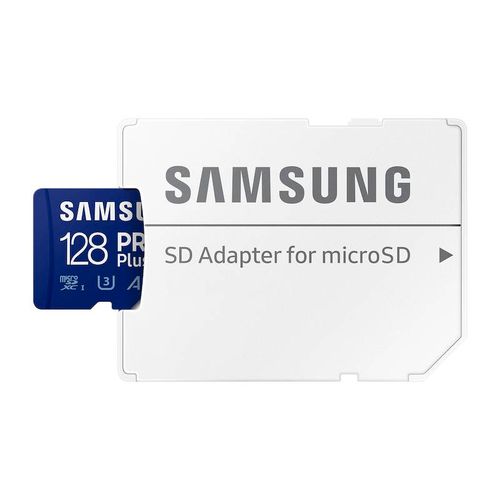 Samsung memorijska kartica PRO PLUS MicroSDXC 128GB U3 Blue + SDXC Adapter MB-MD128SA slika 2